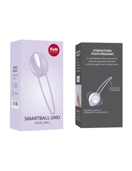 FUN FACTORY SMARTBALL UNO WHITE&PASTEL LILAC