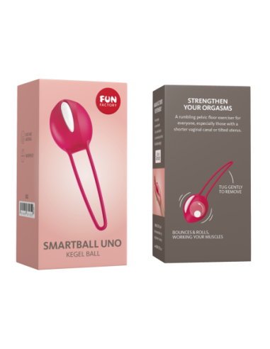 FUN FACTORY SMARTBALL UNO WHITE&INDIA RED