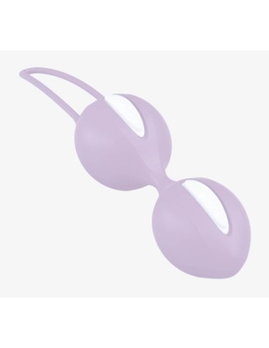 FUN FACTORY SMARTBALLS DUO WHITE&PASTEL LILAC