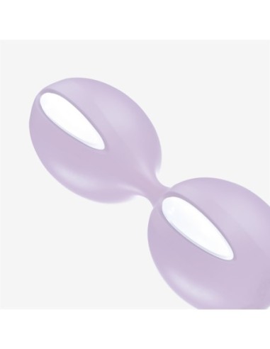 FUN FACTORY SMARTBALLS DUO WHITE&PASTEL LILAC