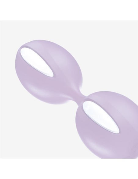 FUN FACTORY SMARTBALLS DUO WHITE&PASTEL LILAC