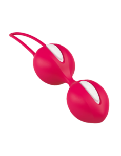 FUN FACTORY SMARTBALLS DUO BLANCO&INDIA ROJO
