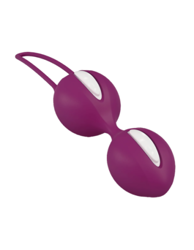 FUN FACTORY SMARTBALLS DUO WHITE&GRAPE