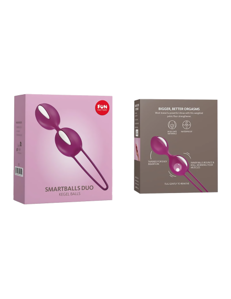 FUN FACTORY DÚO DE SMARTBALLS WHITE&GRAPE