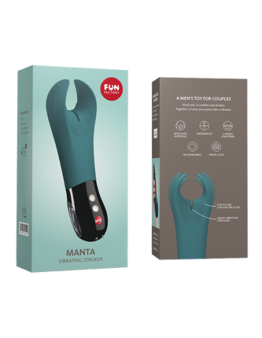 FUN FACTORY MANTA DEEP SEA AZUL Y NEGRO