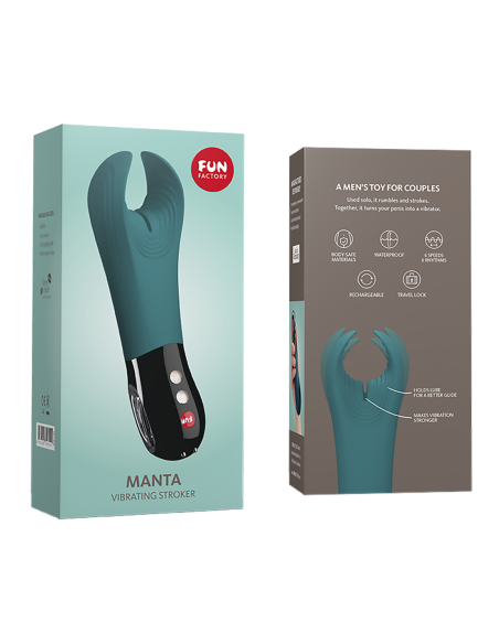 FUN FACTORY MANTA DEEP SEA AZUL Y NEGRO