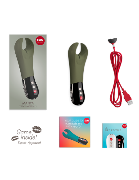 FUN FACTORY MANTA MUSGO VERDE&NEGRO