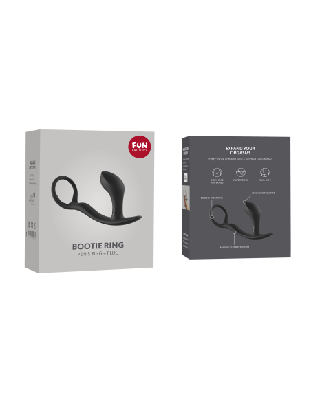 FUN FACTORY ANILLO DE BOTÍN PIZARRA