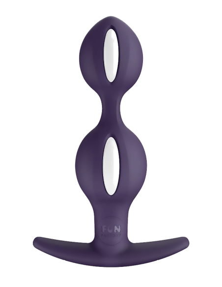 FUN FACTORY B BALLS DÚO BLANCO&VIOLETA OSCURO