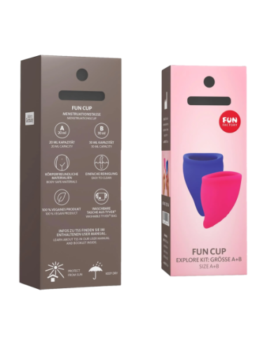FUN FACTORY FUN CUP EXPLORE KIT PINK & ULTRAMARINE