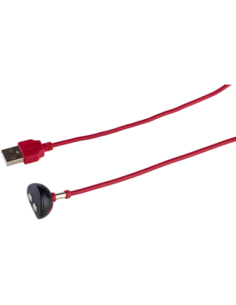 CARGADOR MAGNÉTICO USBFUN FACTORY ROJO 2