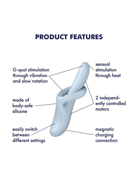 SATISFYER HEAT FLEX 4 BLUE