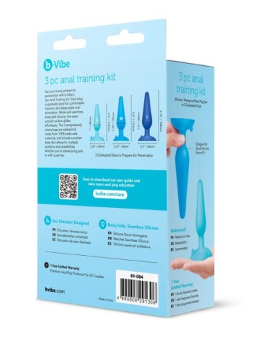 B-VIBE 3PCS ANAL TRAINING KIT