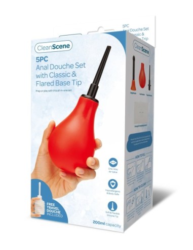 CLEANSCENE 200ML SET DE DUCHA DE 5 PIEZAS CON...