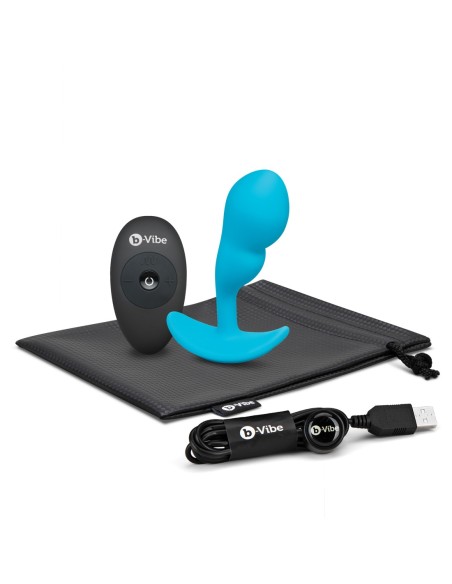 B-VIBE REMOTE CONTROL P-SPOT SNUG PLUG 95GR BLUE