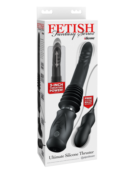 FETISH FANTASY SERIES ULTIMATE SILICONE THRUSTER - BLACK