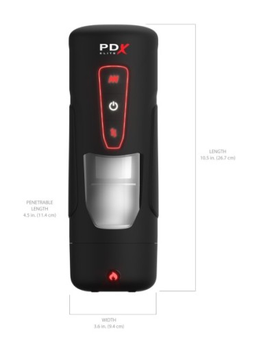 PDX ELITE MILK ME HOTTER - BLACK