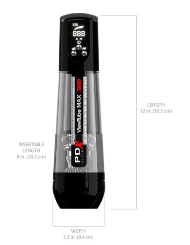 TUBO DE VISIÓN PDX ELITE MAX VIEW - NEGRO