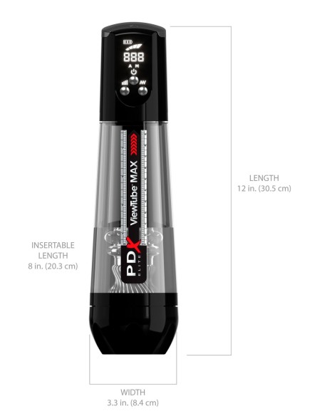 TUBO DE VISIÓN PDX ELITE MAX VIEW - NEGRO