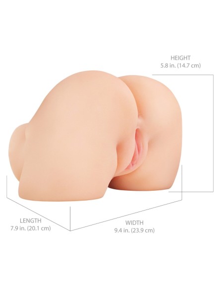 PDX ELITE SHAKE THAT ASS VIBRADOR MEGA MASTURBADOR - LUZ