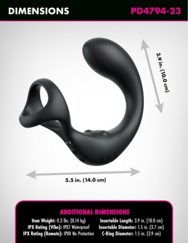 ANAL FANTASY ELITE CULO-GASM TAINT-ALIZER NEGRO