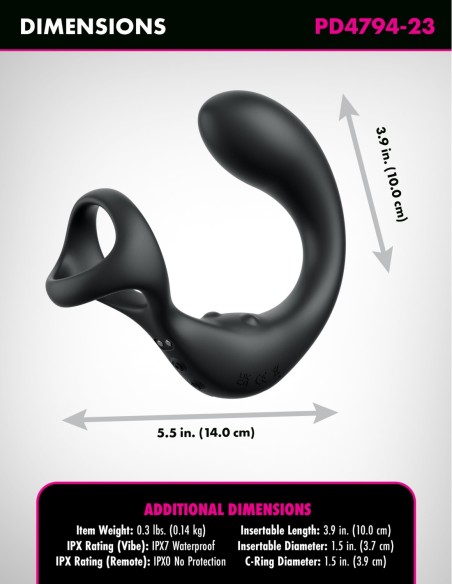 ANAL FANTASY ELITE ASS-GASM TAINT-ALIZER BLACK