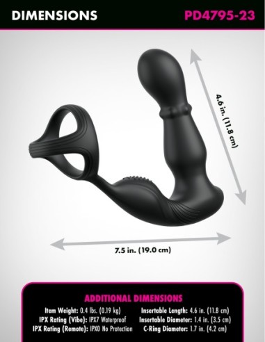 ANAL FANTASY ELITE ASS-GASM SLIDE & GLIDE NEGRO