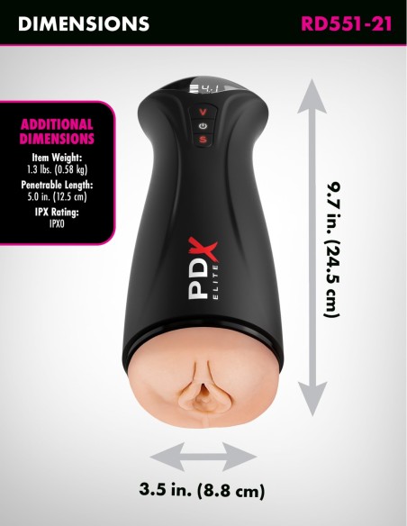 PDX ELITE FUCK-GASM LIGHT