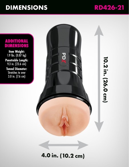 PDX EXTREME WET PUSSIES SUPER JUICY SNATCH XXL LIGHT