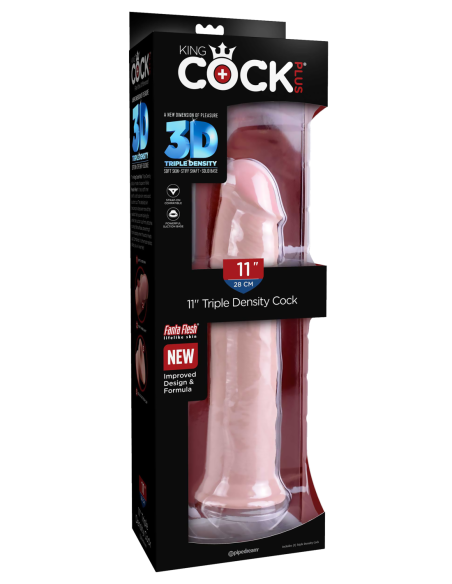 KING COCK PLUS 11 PULGADAS LUZ DE GALLO DE TRIPLE DENSIDAD