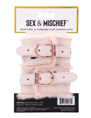PEACHES ‘N CREAME FUR HANDCUFFS