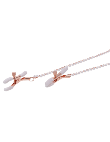 PEACHES ‘N CREAME COLLAR WITH NIPPLE CLAMPS