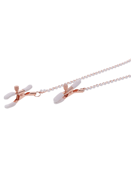 PEACHES ‘N CREAME COLLAR WITH NIPPLE CLAMPS