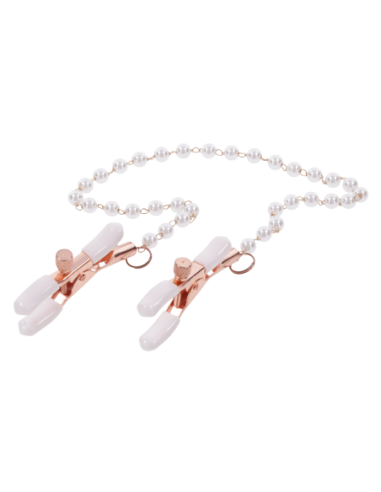PEACHES ‘N CREAME PEARL NIPPLE CLAMPS