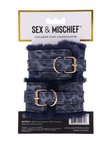 SPORTSHEETS COUGAR FUR HANDCUFFS