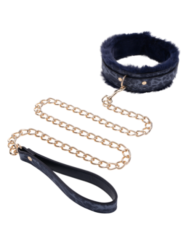 SPORTSHEETS COUGAR FUR COLLAR & LEASH