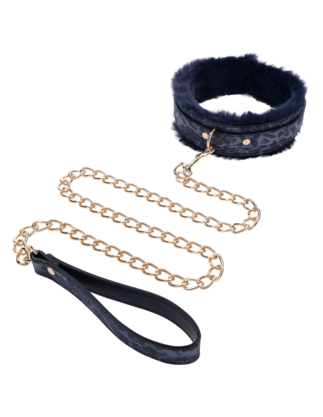 SPORTSHEETS COUGAR FUR COLLAR & LEASH
