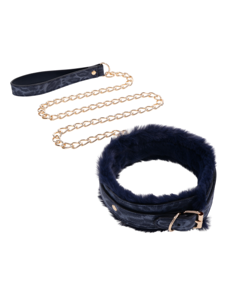 SPORTSHEETS COUGAR FUR COLLAR & LEASH