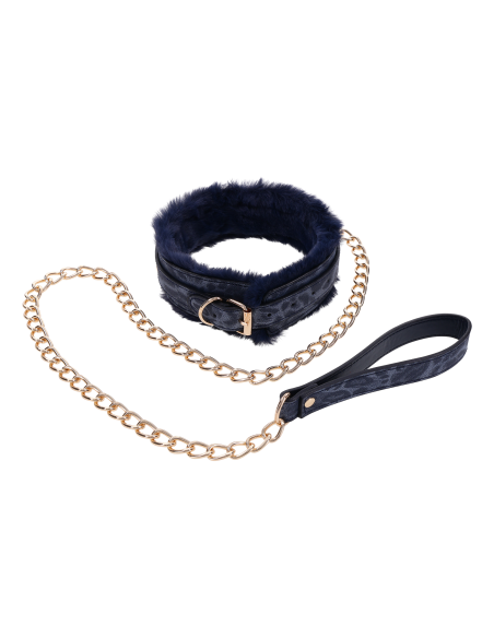 SPORTSHEETS COUGAR FUR COLLAR & LEASH