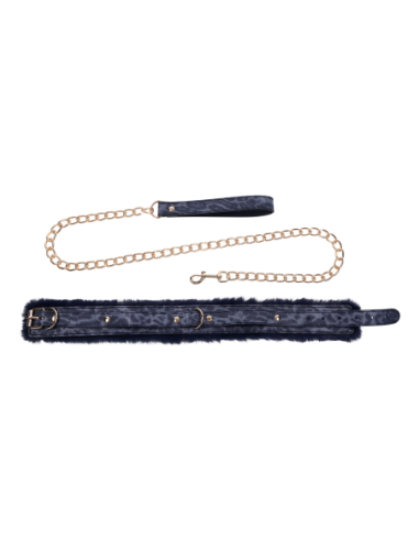 SPORTSHEETS COUGAR FUR COLLAR & LEASH