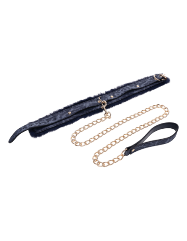 SPORTSHEETS COUGAR FUR COLLAR & LEASH