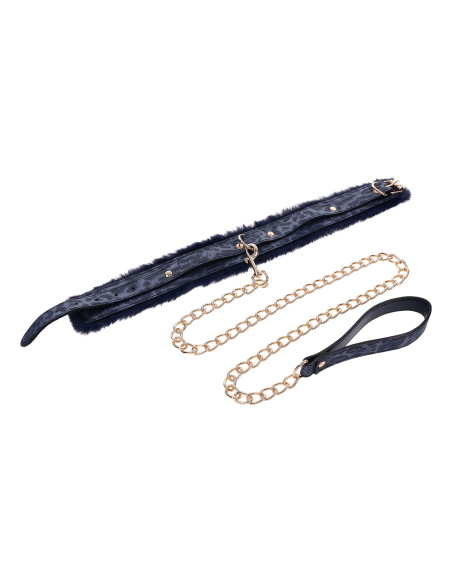 SPORTSHEETS COUGAR FUR COLLAR & LEASH
