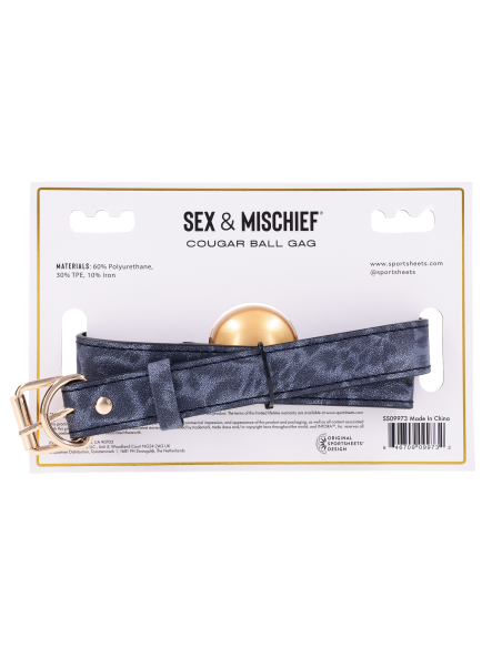 SPORTSHEETS COUGAR BALL GAG
