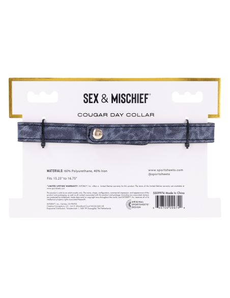 SPORTSHEETS COUGAR DAY COLLAR
