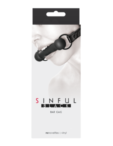 MORDAZA DE BAR SINFUL NEGRO