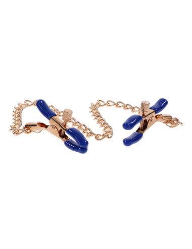 SPORTSHEETS COUGAR CHAINED NIPPLE CLAMPS