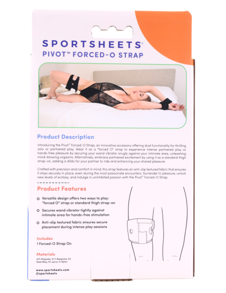 SPORTSHEETS PIVOT 2 IN 1 FORCED-O STRAP