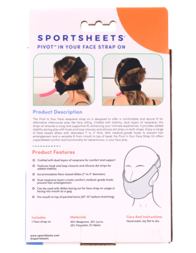 SPORTSHEETS PIVOT IN YOUR FACE STRAP ON