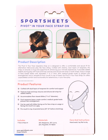 SPORTSHEETS PIVOT IN YOUR FACE STRAP ON
