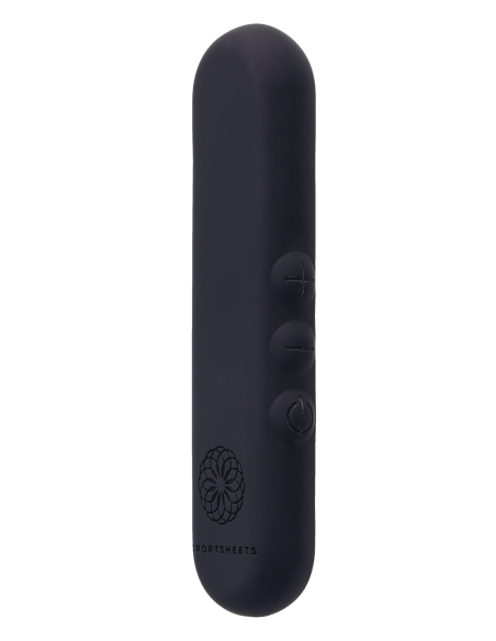 SPORTSHEETS PIVOT FLAT BULLET, BLACK